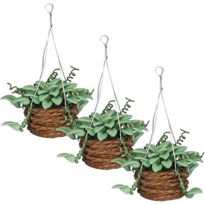 Kisangel 3pcs Doll House Potted Plant Mini Plant Home Mini House Accessories Decoration Miniature Bonsai Plant Small Fake Flowers Miniature Adornment Artificial Flowers Resin Indoor