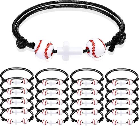 20 Pcs Volleyball Gifts Charm Bracelets Volleyball Bracelets Cross Bracelets Adjustable Inspirational Wristbands Sports Party Favors for Teen Adults Team Women Men Sports Party Decoration in Saudi Arabia