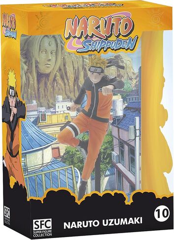 مجموعة ABYSTYLE Studio Naruto Uzumaki SFC Figure010 بطول 6.5 سم. شخصية قابلة للتجميع تحمل 2 تمثال Kunais Anime Manga رائع للهدايا وهواة جمع المعجبين in Kuwait
