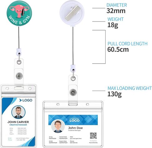 Respiratory Therapist Badge Reels Holder Retractable with ID Clip for Nurse Name Tag Card Respiratory Therapy Nursing Doctor Teacher Student Medical MD Work Alligator Clip ZJK808 in Saudi Arabia