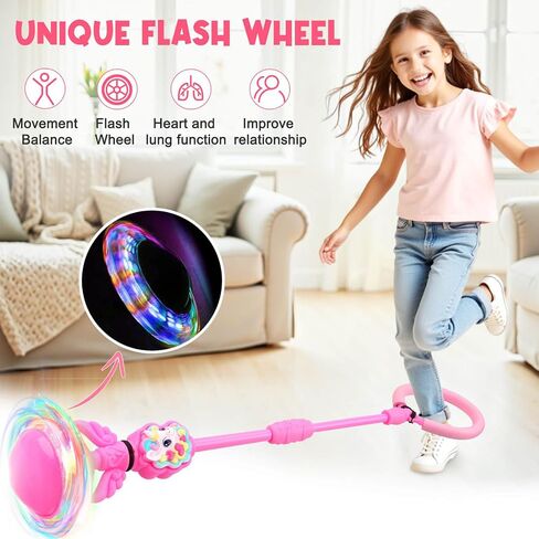YOTOY Ankle Skip Ball for Kids Toys Age 6-10 Years Old, Unicorn Skip It Toy for Kids, Indoor & Outdoor Toys for Kids, Birthday Gift for 6 7 8 9 10 Year Old Girls in Saudi Arabia