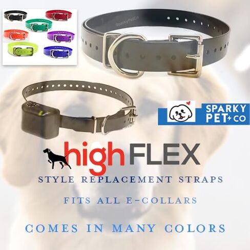 Sparky Pet Co - Purple, Roller Buckle 3/4" Replacement Collar - Compatible with Garmin, Delta, Dogtra, SportDOG, E Collar, Tri Tronics, Educator Style Compatible Systems, E Collar Systems in Kuwait