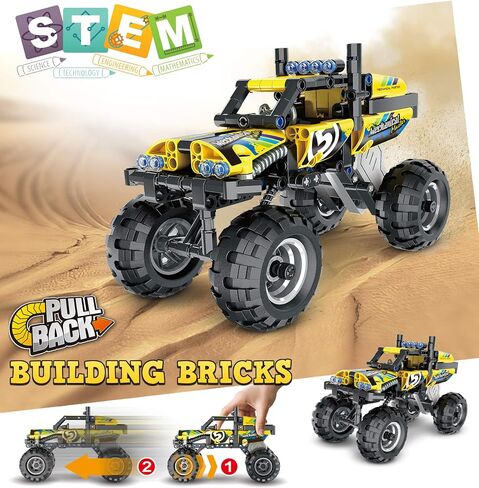 Remote Control Car Building Toys for Age 8-13 Fun STEM Toys for Kids 2 in 1 Model Car Kit to Build Educational Engineering Building Blocks Set Birthday Gift for 7 8 9 10+ Year Old Boys in Saudi Arabia