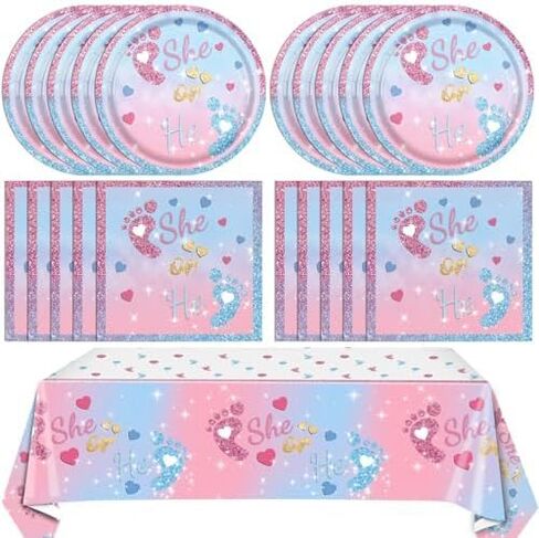 Safari Baby Shower Decorations,41Pcs Zoo Birthday Party Tableware Safari Plates Napkins Tablecloth Kit|Woodland Baby Shower Animal Safari Jungle Theme Wild One Party Supplies,Serve 20 in Saudi Arabia