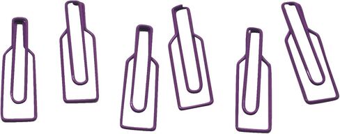 Butler in the Home 100 Count Wine Bottle Shaped Paper Clips Great for Paper Clip Collectors or Office Gift - Comes in Round Tin with Lid and Gift Box (Red) in Saudi Arabia