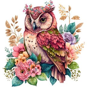 Zythron Paint by Numbers Kit for Adults,Owl Paint by Numbers on Canvas, Paint by Numbers for Adults Beginner DIY Kits Oil Painting for Home Wall Art Decor, 16x20 Inch