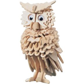 Puzzled Owl Wooden 3D Puzzle Construction Kit