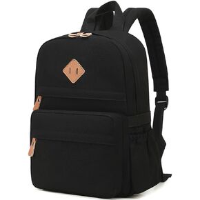 Lightweight Kids Backpacks for School Bag Canvas Small Travel Backpacks for Women Girls Boys Bookbag Toddler Back Pack