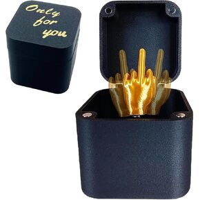 Middle Finger in a Box, Only for You Middle Finger, Middle Finger Gifts, Middle Finger Surprise Gift Box, Christmas Novelty Fun Prank Gift, for Office Desk Decor Home Decor Gift