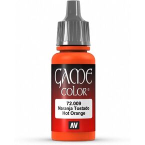 Vallejo Game Color Hot Orange Paint, 17ml