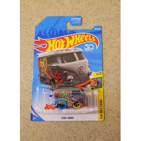Hot Wheels 2018 50th Anniversary Hw Art Cars - Kool Kombi (Grey)