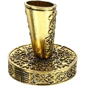 حامل قلم واحد من TEHAUX، حامل قلم معدني حامل مكتب لأقلام الأقلام وإكسسوارات أقلام الرصاص وقاعدة منظم مكتب أنيقة مثالية للاستخدام المنزلي والمدرسة وتصميم أنيق
