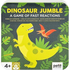 Petit Collage: Pet Jumble Card Game | The Fast Reaction Card Game | Comes in a Travel Tin | Easy to Play for Kids 4+
