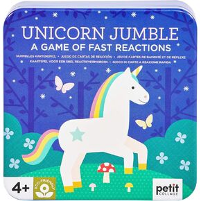 Petit Collage: Pet Jumble Card Game | The Fast Reaction Card Game | Comes in a Travel Tin | Easy to Play for Kids 4+