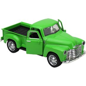 لعبة الشاحنات Toyvian Diecast نموذج سيارات لعبة سبيكة شاحنة بيك اب جانبية مجموعة نموذج معدني كلاسيكي عتيق الطراز القديم شاحنة الطاولة ديكور تمثال للمنزل والسيارة والمكتب والأطفال شاحنة لعبة خضراء