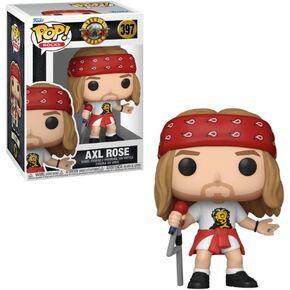 Funko POP! Rocks: Guns and Roses - Axel Rose - (1992) - 1/6 Odds for Rare Chase Variant - Collectable Vinyl Figure - Gift Idea - Official Merchandise - for Kids & Adults - Music Fans