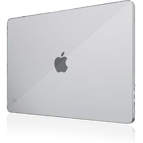 STM Studio for MacBook Air 15 inch Retina M3 & M2, Lightweight Protective Shell, Anti-Slip Raised Textured Feet, Vent Openings for Heat Dissipation, Form-Fitting MacBook Air 15 inch Case - Clear