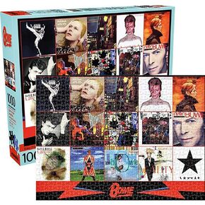 AQUARIUS David Bowie Albums Puzzle (1000 Piece Jigsaw Puzzle) - Officially Licensed David Bowie Merchandise & Collectibles - Glare Free - Precision Fit - 20 x 28 Inches