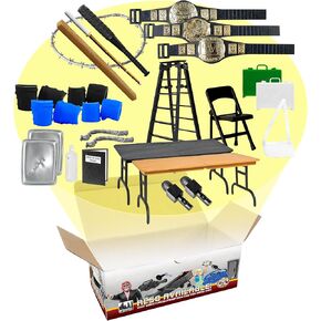 30 Piece Massive Wrestling Figure Accessory Pack for Wrestling Action Figures