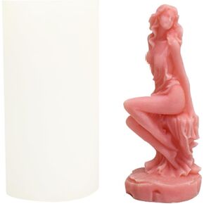 Sexy Lady Candle Mold, Woman Body Curvy Epoxy Resin Molds, Lady Shaped Silicone Mold for Soy Wax Candle, Plaster, Polymer Clay, DIY Crafts