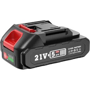 3/8" Cordless Ratchet Wrench, 58Ft-lbs (80N.m) 400RPM Light Weight Electric Ratchet, 6'' Extended Neck, 2x2.0Ah Battery, 8 Sockets, 3" Extension Bar, LED Light (RH80B)