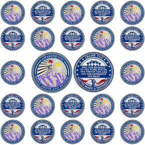 24Pcs Going Above and Beyond Award Coins Set Appreciation Recognition Gifts for Employees Inspirational Coins Bulk Gifts for Coworkers Staffs Partners