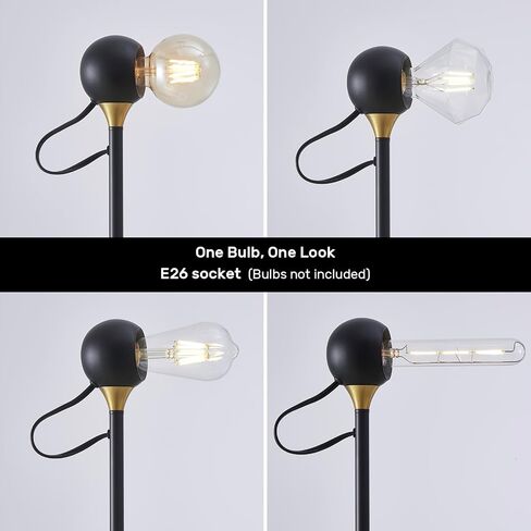 Rdozko Floor Lamp - Minimalist Standing Lamp with Adjustable Head, Metal Base, 70" Tall, Foot Switch - Ideal for Living Room, Bedroom - Design with Magnetized Head for Custom Angles in Saudi Arabia