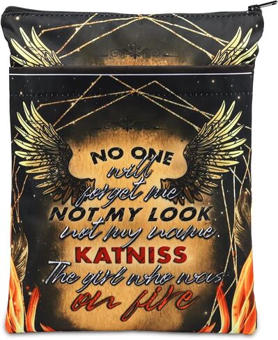 BWWKTOP Hunger Novel Book Sleeve Peeta And Rue Gifts No One Will Forget Me Not My Look Not My Name. Katniss The Girl Who Was On Fire Suzanne Book Cover Book Protector (No One Will) in Saudi Arabia