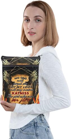 BWWKTOP Hunger Novel Book Sleeve Peeta And Rue Gifts No One Will Forget Me Not My Look Not My Name. Katniss The Girl Who Was On Fire Suzanne Book Cover Book Protector (No One Will) in Saudi Arabia