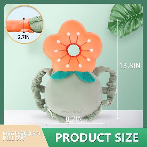 Baby Walker Head Protector Backpack Wear,Toddler Adjustable Baby Head Protection Backpack for Safety Baby Learning Walking Crawling (Cats) in Saudi Arabia