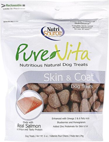 Pure Vita Skin and Coat Dog Treats 6 oz in Saudi Arabia