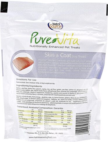 Pure Vita Skin and Coat Dog Treats 6 oz in Saudi Arabia