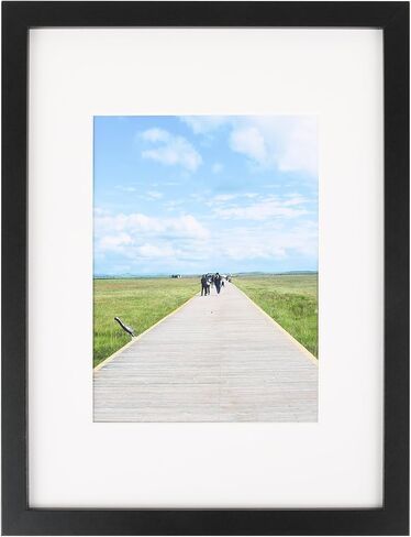 Aynoo Floating Picture Frame 7x9 Picture Frame 5x7 6x8 Floating Picture Frame, Table-top Floating Frame Black Modern Style Wooden Display For 4x6 5x7 6x8 7x9 Picture Frame Black (PHSD0709) in Kuwait