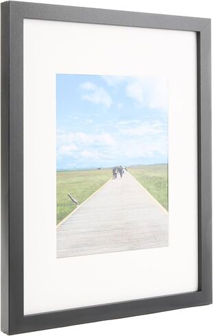 Aynoo Floating Picture Frame 7x9 Picture Frame 5x7 6x8 Floating Picture Frame, Table-top Floating Frame Black Modern Style Wooden Display For 4x6 5x7 6x8 7x9 Picture Frame Black (PHSD0709) in Kuwait
