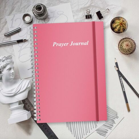 Prayer Journal for Woman, Bible Journal with Verse, 60 Weeks Scripture, Faith & Devotional Journal, Christian Planner, Bible Study Notebooks for Note Taking, Religious Christian Gifts for Women, 5.8" x 8.3", Blue Watercolor in Saudi Arabia