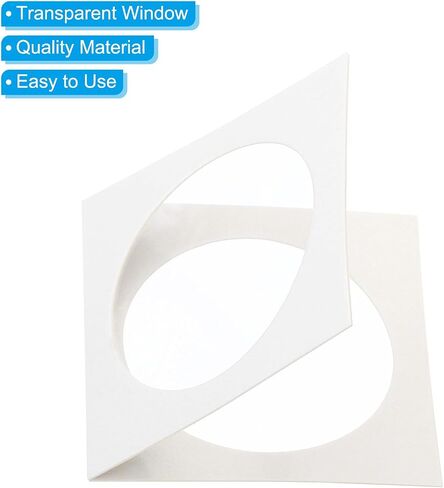 PATIKIL 2 x 2 Coin Flips, 100 Pack 40mm Cardboard Coin Holder Paper Coin Holders for Coin Collection Supplies Collector, White in Saudi Arabia