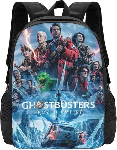 Ghost movie busters Afterlife Backpack Casual Durable Daypack Laptop backpacks Waterproof Travel Bag 16.5 Inch in Saudi Arabia