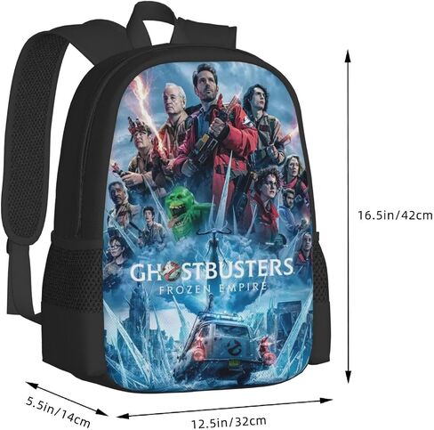 Ghost movie busters Afterlife Backpack Casual Durable Daypack Laptop backpacks Waterproof Travel Bag 16.5 Inch in Saudi Arabia