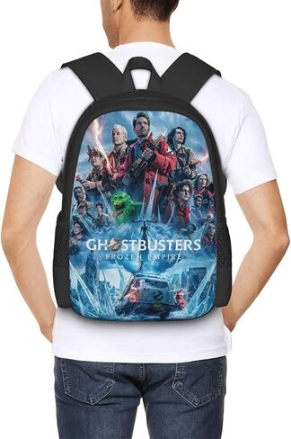 Ghost movie busters Afterlife Backpack Casual Durable Daypack Laptop backpacks Waterproof Travel Bag 16.5 Inch in Saudi Arabia