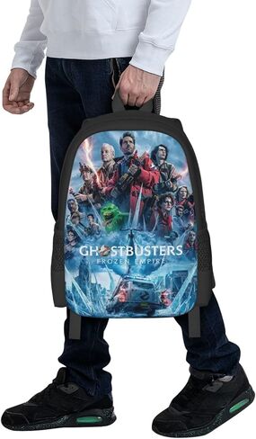 Ghost movie busters Afterlife Backpack Casual Durable Daypack Laptop backpacks Waterproof Travel Bag 16.5 Inch in Saudi Arabia