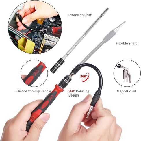 Showpin Mini Screwdriver Set for Computer: PC Electronics Laptop MacBook Repair Kit, Small Precision Tool Kit with Torx T5 T6 T8 for Technician IT DIY in Saudi Arabia