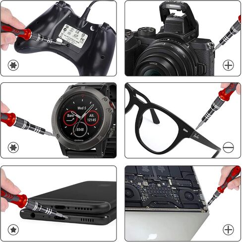 Showpin Mini Screwdriver Set for Computer: PC Electronics Laptop MacBook Repair Kit, Small Precision Tool Kit with Torx T5 T6 T8 for Technician IT DIY in Saudi Arabia