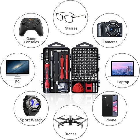 Showpin Mini Screwdriver Set for Computer: PC Electronics Laptop MacBook Repair Kit, Small Precision Tool Kit with Torx T5 T6 T8 for Technician IT DIY in Saudi Arabia