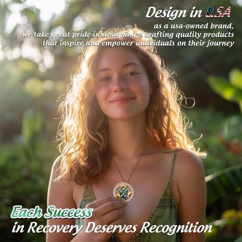Pretty March Birth Flower Sobriety Coin - Daffodil 3 Birth Month Flower AA Coins - Recovery Addiction NA AA Chips and Medallions - 1-12 Months Narcotics Alcoholics Anonymous Gifts for Women Men in Kuwait