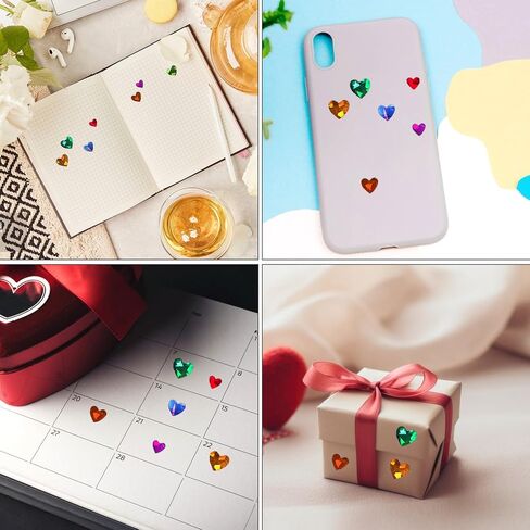 4140 Pcs Small Holographic Heart Stickers Glitter Mini Foil Behavior Reward Stickers DIY Decoration Sparkly Stickers for Behavior Reward Chart in Saudi Arabia