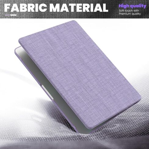 Tuiklol for MacBook Pro 14 inch Case 2024-2021 Model A3112 A3401 A3185 M4 Pro/Max A2918 A2992 M3 A2779 M2 A2442 M1 Pro/Max, Fabric Hard Shell Cover with Touch ID,Purple in Saudi Arabia