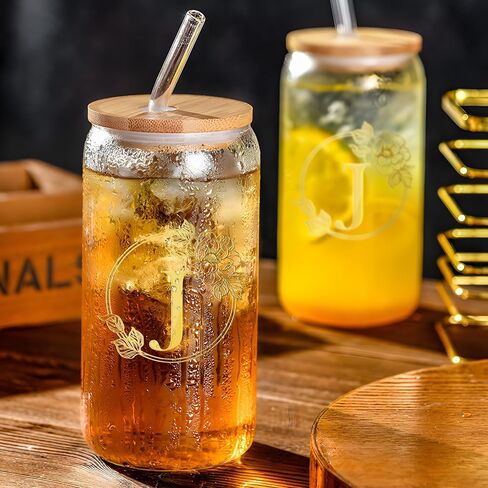 NiHome Self-Adhesive Gold Foil Letter Cup Wrap Transfer Stickers for Personalization & Decoration, Easy Apply Durable Initial for Drinkware, Gifts & More, Add a Touch of Elegance for All Occasions (K) in Kuwait