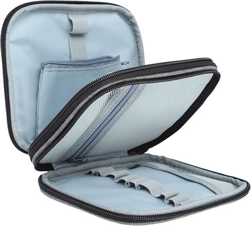 Crochet Hook Storage Bag Fabric Bag Crochet Hooks Storage Bag Knitting Needles Organizer Travel Carrying Universal Multi-Function in Saudi Arabia