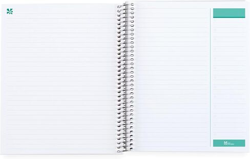 Erin Condren Designed 8.5x11 Hello Kitty Blushing Bouquet Spiral Notebook | Productivity, College Ruled Lines & Checklist for List-Making | 160 pages, 80 lb, Premium Paper in Saudi Arabia