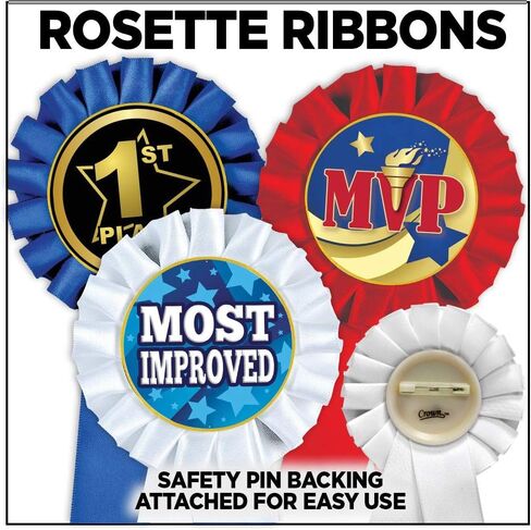 Turkey Trot Blue Rosette Ribbon, Turkey Trot Trophy Ribbon Award Prize Prime in Saudi Arabia